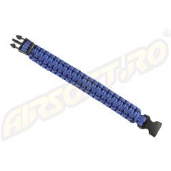 PARACORD - BRACCIALE DI SOPRAVVIVENZA 22MM  - BLU