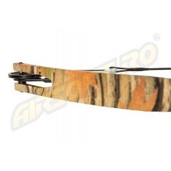 COMPOUND BOW IN FIBERGLASS CAMO