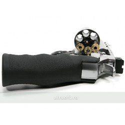 REVOLVER DAN WESSON 4 INCH SILVER - FULL METAL - GNB - CO2