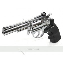 DAN WESSON REVOLVER 4 INCH SILVER - GNB - CO2