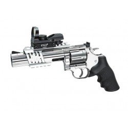 REVOLVER DAN WESSON - MODEL 715 - 6 INCH - SILVER - FULL METAL - GNB - CO2 - LOW POWER SPECIAL VERSION