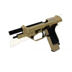 KSC PISTOLA SOFTAIR M93R DESERT SPARTAN - SCARRELLANTE (GBB)