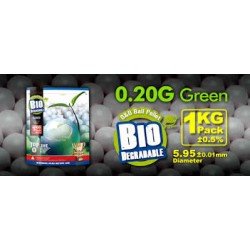 BILE BIODEGRADABILE DE 0.20G - 1 KG - DE CULOARE VERDE