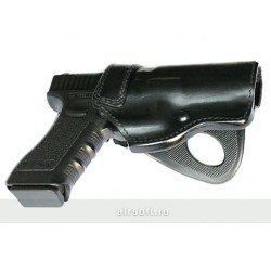 LEATHER BELT HOLSTER FOR G19