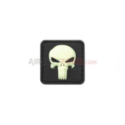 PATCH CAUCIUC PUNISHER - FOSFORESCENT