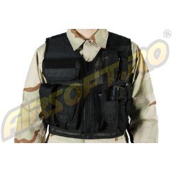 RECON TACTICAL VEST - BLACK