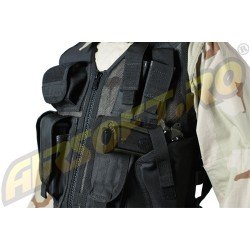 RECON TACTICAL VEST - BLACK