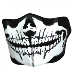 MASCA DE PROTECTIE DIN NEOPREN - HALF FACE - SKULL