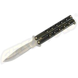 COLTELLO TIPO FARFALLA - NERO