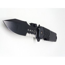 FOX KNIVES COLTELLO PER SALVATAGGIO MODELLO E.R.T - NERO