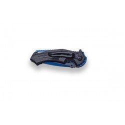 BRICEAG TACTIC CU DESCHIDERE RAPIDA - 9 CM / MANER DE PLASTIC - BLUE