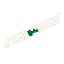 RETRO ARMS BOLT CATCH PT. SERIILE M4/AR15 - CNC - TYPE B - VERDE