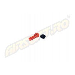 RETRO ARMS SELECTOR DE FOC PT. SERIILE M4/AR-15 - CNC - TYPE B - ROSU