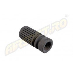 FLASH HIDER - CNC STEEL KNIGTH - 14MM - CCW