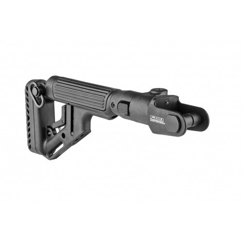 PAT - TACTICAL FOLDING BUTTSTOCK W/CHEEK PIECE PENTRU AK - BLACK