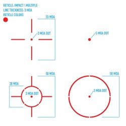 IMPACT DUO REFLEX RED DOT SIGHT - W/RED LASER