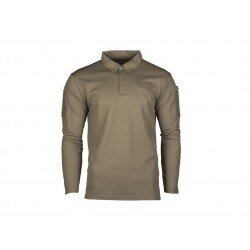 BLUZA TACTICA POLO CU USCARE RAPIDA - MANECA LUNGA - OLIV