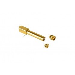 NINE BALL 2 WAY FIXED - NON-RECOILING OUTER BARREL FOR GLOCK19X UMAREX - GOLD