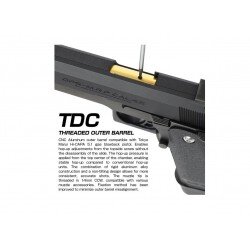 OUTER BARREL CU FILET PENTRU HI-CAPA 5.1 - TDC - GOLD