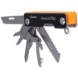 BRICEAG MULTIFUNCTIONAL BLACK FOX - ALUMINIUM - ORANGE