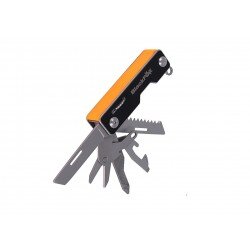 BRICEAG MULTIFUNCTIONAL BLACK FOX - ALUMINIUM - ORANGE