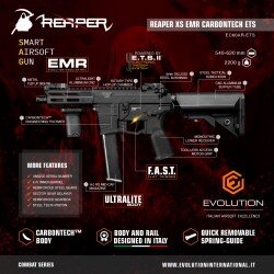 EVOLUTION SOFTAIR REAPER XS EMR CARBONTECH ETS