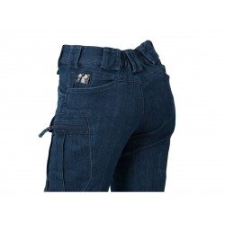 PANTALONI DAMA MODEL UTP - DENIM STRETCH  - MARINE BLUE