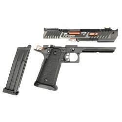 PISTOL MODEL R614 TTI JW4 PIT VIPER GBB - BLACK