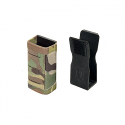 SINGLE SNAP MAG POUCH - LASER CUT - 9MM SHORT - MULTICAM