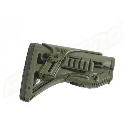 PAT PENTRU AR15 / M16 / M4 STYLE - SHOCK ABSORBING / RAIL - OLIVE