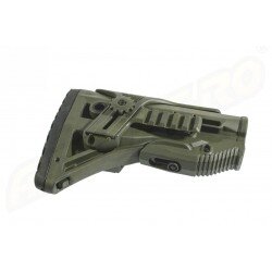 PAT PENTRU AR15 / M16 / M4 STYLE - SHOCK ABSORBING / RAIL - OLIVE