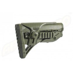 PAT PENTRU AR15 / M16 / M4 STYLE - SHOCK ABSORBING / RAIL - OLIVE