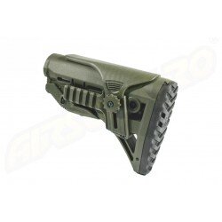 PAT PENTRU AR15 / M16 / M4 STYLE - SHOCK ABSORBING / RAIL - OLIVE