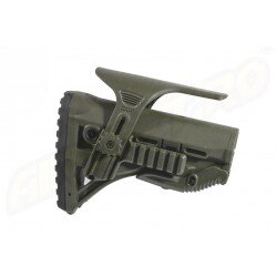 PAT PENTRU AR15 / M16 / M4 STYLE - SHOCK ABSORBING / RAIL - OLIVE