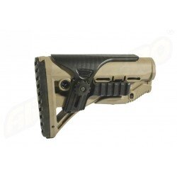 PAT PENTRU AR15 / M16 / M4 STYLE - SHOCK ABSORBING / RAIL - TAN