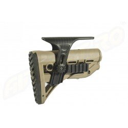 PAT PENTRU AR15 / M16 / M4 STYLE - SHOCK ABSORBING / RAIL - TAN