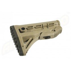 PAT PENTRU AR15 / M16 / M4 STYLE / SHOCK ABSORBING - TAN