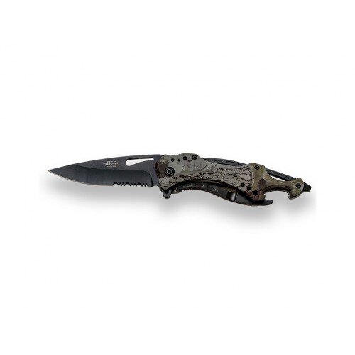 CUTIT GREEN CAMO CU SPARGATOR DE STICLA - LAMA 8.5CM