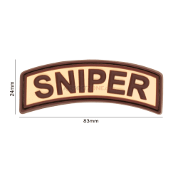 PATCH CAUCIUCAT - SNIPER TAB - DESERT