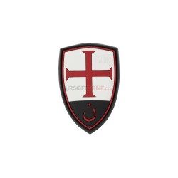 PATCH CAUCIUC CRUSADER SHIELD - COLOR