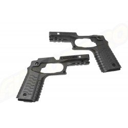 CC3H GRIP AND RAIL SYSTEM FOR  THE 1911 - BLACK