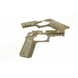 SISTEM GRIP PLUS RAIL PENTRU 1911 - TAN