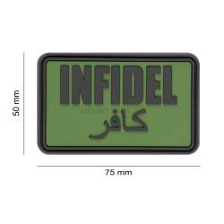 PATCH CAUCIUC LARGE - INFIDEL - FOREST