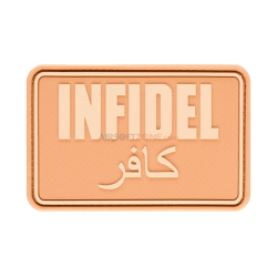 PATCH CAUCIUC - INFIDEL - DESERT