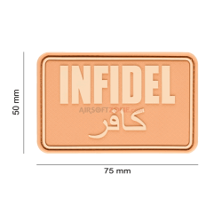 PATCH CAUCIUC - INFIDEL - DESERT