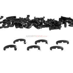 INDEX CLIPS - 60 PCS - BLACK