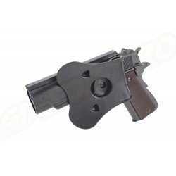 Amomax Fondina rigida in Polimero per Colt 1911 4″ - Nero