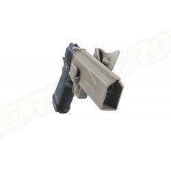 Amomax Polymer Tactical Holster for HI-CAPA - FDE