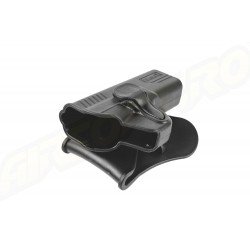 Amomax Polymer Tactical Holster for Smith Wesson MP 9mm and Tokyo Marui / WE / VFC MP9 Series - Black