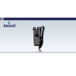 Amomax Polymer Double magazine pouch - Black